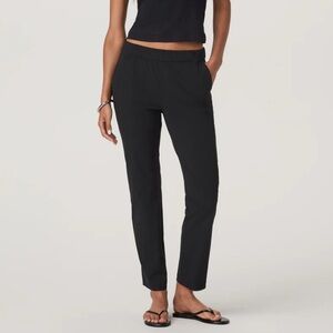 Vuori Miles Ankle Pant XL Black Tapered Leg Stretch Casual Lightweight Travel